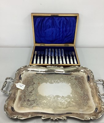 Lot 197 - A Set of Six Mother of Pearl Handled Knives...