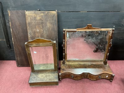 Lot 1548 - Edwardian Mahogany Bar Billard Casing, two...