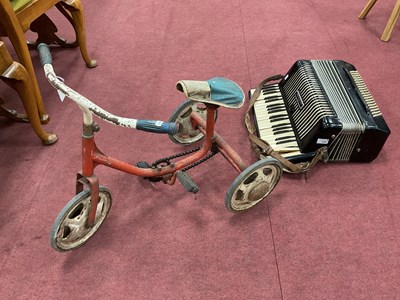 Lot 1447 - Mid XX Century Child's Tricycle, Wurlitzer...
