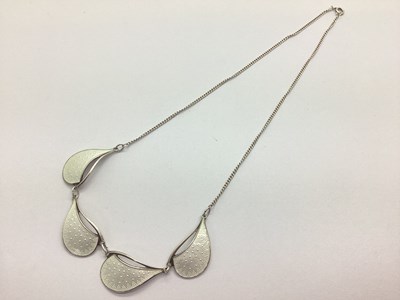 Lot 120 - Ivar T Holth; A Norwegian 925S Sterling Silver...