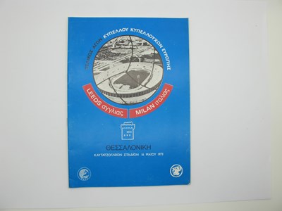 Lot 507 - 1973 Cup Winners Cup Final Programme, Leeds...