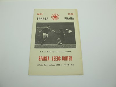 Lot 506 - 1970 Fairs Cup, Sparta Prague v. Leeds United...