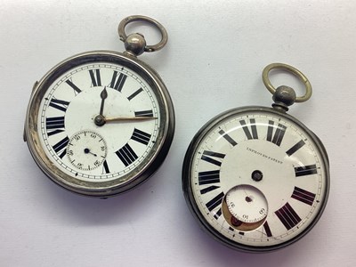 Lot 266 - A Hallmarked Silver Cased Openface Pocketwatch,...