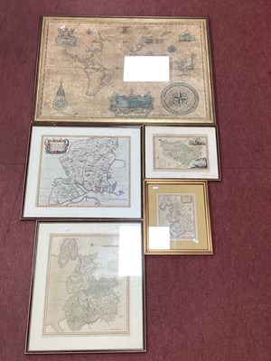 Lot 1493 - Map; Two Lancaster Examples, one published by...