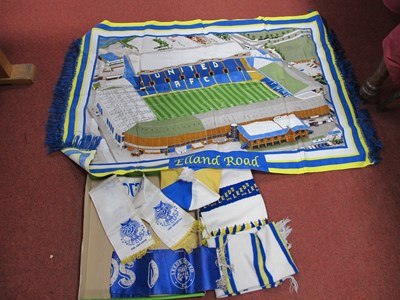 Lot 487 - Leeds United 2 x Mid 1970's Silk Scarves, two...