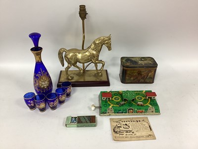 Lot 1385 - Russian Tin Plate Bus and Car Clockwork...