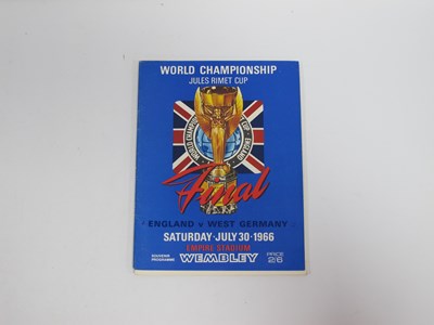 Lot 853 - 1966 World Cup Final Programme, England v West...