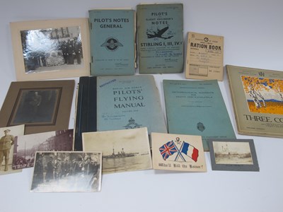Lot 429 - WWI Photographs and Propaganda Booklet, WWII...