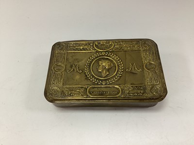 Lot 553 - WWI Princess Mary Gift Fund Box 1914.