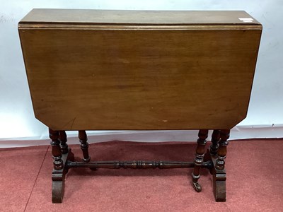 Lot 1565 - Early XX Century Mahogany Sutherland Table...