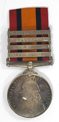 Lot 591 - Boer War Casualty Rifle Brigade Queens South...
