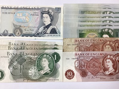 Lot 548 - Collection Of Thirteen Bank Of England...