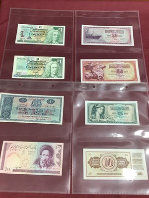 Lot 14 - Collection Of Forty Six GB And World Banknotes,...