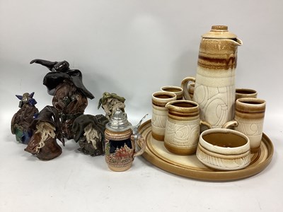 Lot 1053 - Clarecraft Witch (dam) 11cm tall, a vintage 12....