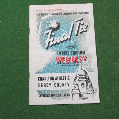 Lot 642 - 1946 F.A Cup Final Programme, Charlton...