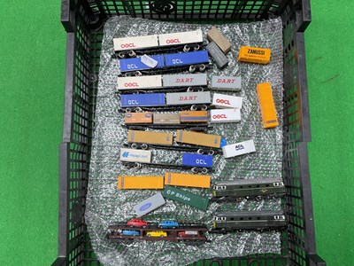 Lot 642 - Two Minitrix N gauge Class 33 diesel...