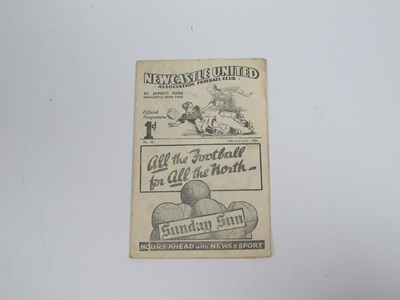Lot 842 - 1938-39 Newcastle United v Preston North End...