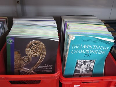 Lot 482 - Wimbledon Tennis, including finals, 75...