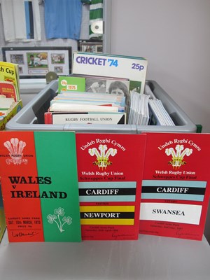 Lot 680 - Rugby Union Programmes including 29 issues...