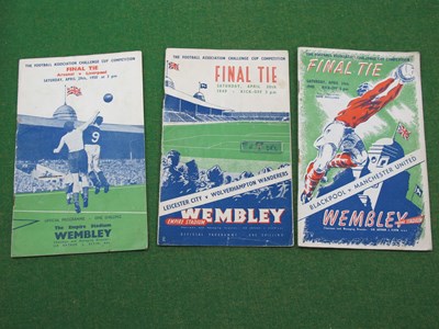 Lot 643 - F.A. Cup Final Programmes 1948 Blackpool v....