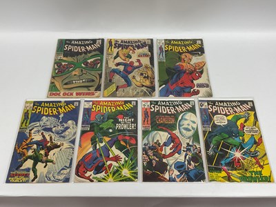 Lot 932 - Seven The Amazing Spider-Man Comics by Marvel....