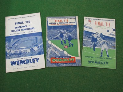 Lot 644 - F.A Cup Final Programmes, 1951 Blackpool v....