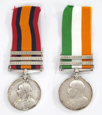 Lot 588 - Boer War Coldstream Guards Medal Duo,...