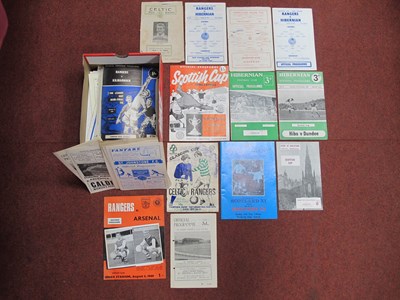 Lot 816 - Scottish Programmes - Hibs 56-7 v. Falkirk, 57-...