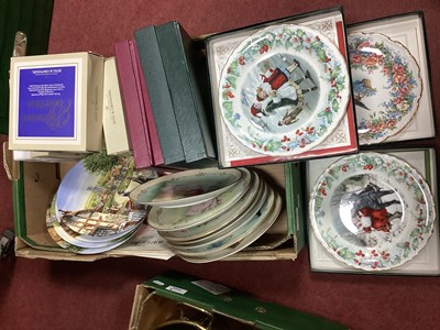 Lot 1045 - Bing & Grondahl Christmas Plates, Wedgwood V &...