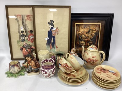 Lot 1027 - Japanese tea set comprising of teapot, teacups,...