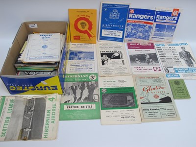 Lot 825 - Scottish Programmes, 1955-6 Hibs v Airdrie...