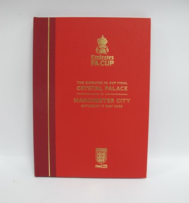 Lot 883 - Hardback 2025 FA Cup Final Crystal Palace v...