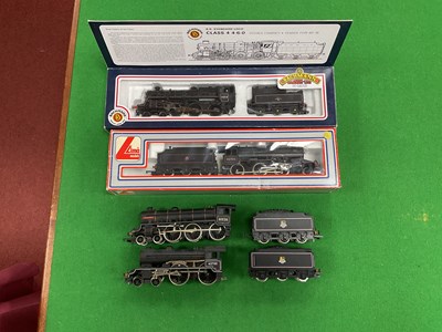 Lot 571 - Four 00 gauge BR Black steam locomotives and...