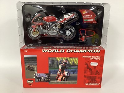 Lot 831 - A Minichamps 1:12 Scale #122 991211 Diecast...