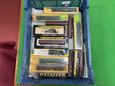Lot 574 - A Graham Farish N gauge ex-GW 2-6-2 tank...