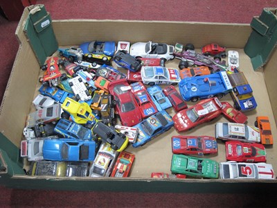 Lot 1128 - A large collection of toy model racing cars,...