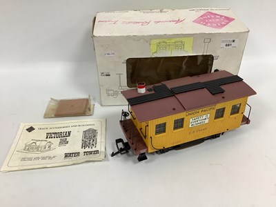 Lot 681 - A boxed G scale (1:29) Track Cleaning car by...