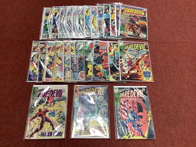 Lot 866 - Twenty Seven Daredevil Comics by Marvel....