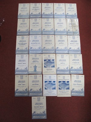 Lot 769 - Sheffield Wednesday 1956-7 Home Programme,...