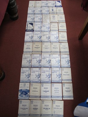 Lot 771 - Sheffield Wednesday 1958-9 Home Programmes,...