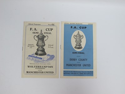 Lot 851 - Manchester United F.A. Cup Semi Final...