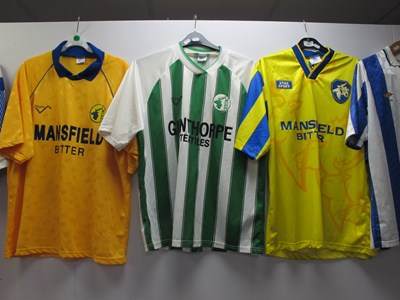 Lot 459 - Mansfield Town Premier Stag Sport Home Shirt...