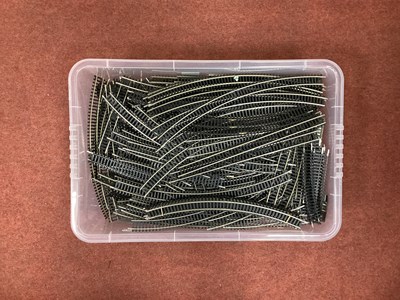 Lot 462 - A large quantity of nickel-silver 00 gauge...