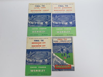 Lot 857 - F.A. Cup Final Programmes 1952, (rusty...