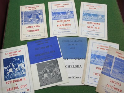 Lot 647 - Tottenham Hotspur 1960's Pirate Programmes,...