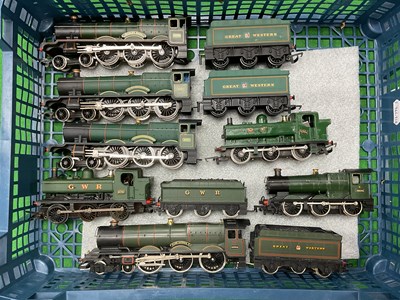 Lot 632 - Seven 00 gauge Great Western locomotives:...