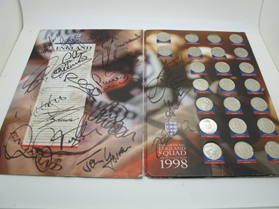 Lot 441 - England 1998 Autographs, including Ince,...