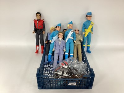 Lot 595 - Eight Gerry Anderson Themed Modern Plastic...