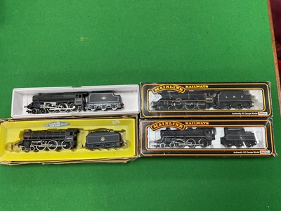 Lot 643 - Four 00 gauge 4-6-0 locomotives: a boxed...