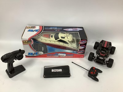 Lot 703 - A Boxed New Bright Marine #7185 Radio...